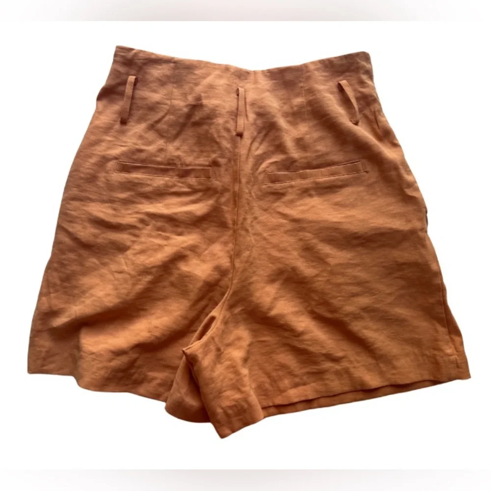 a new day Women's High Waist Orange Shorts - Picture 2 of 5